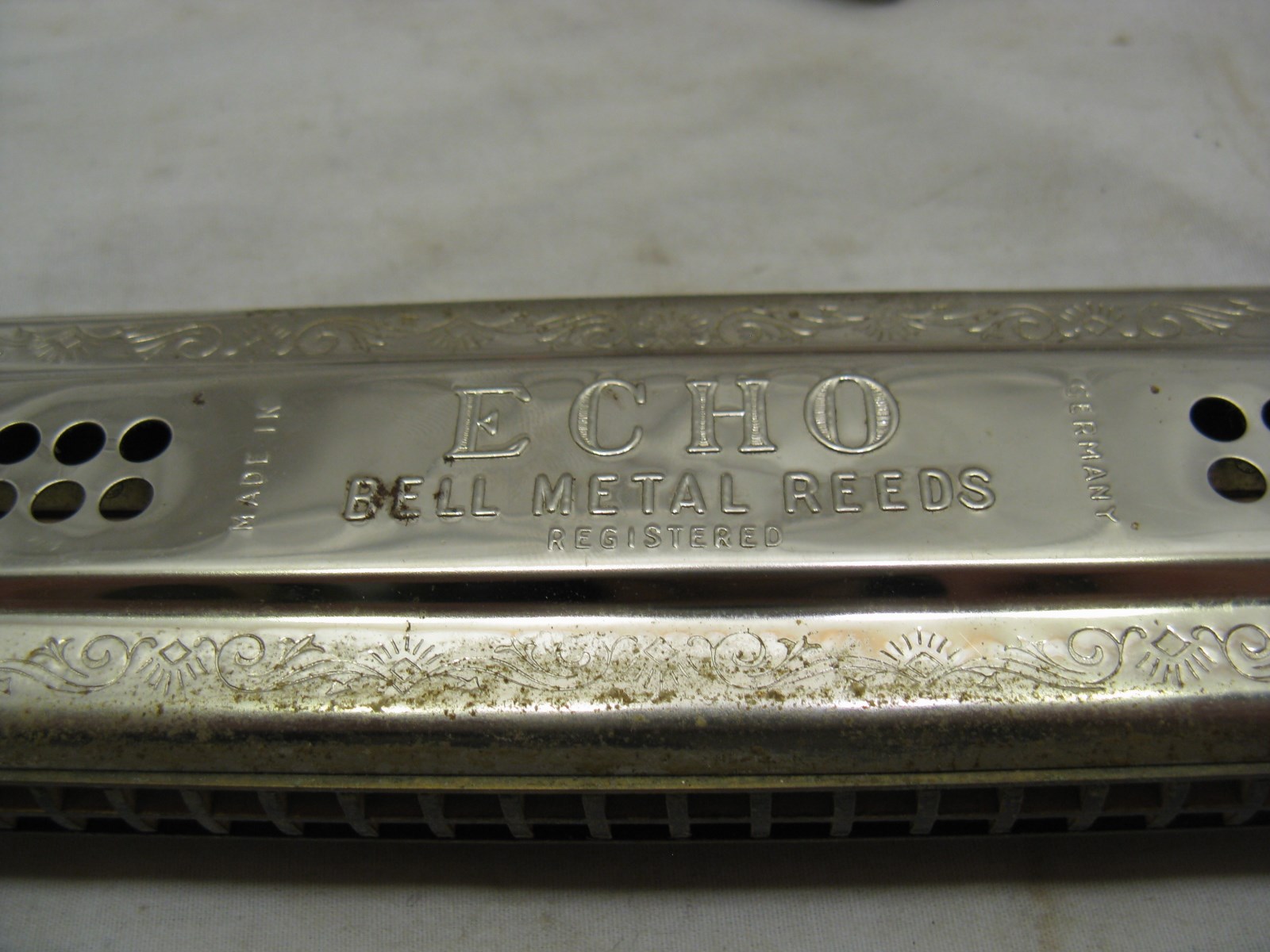 M.Hohner Vintage Echo Harp Harmonica w/Box 2Sided Germany C/G eBay